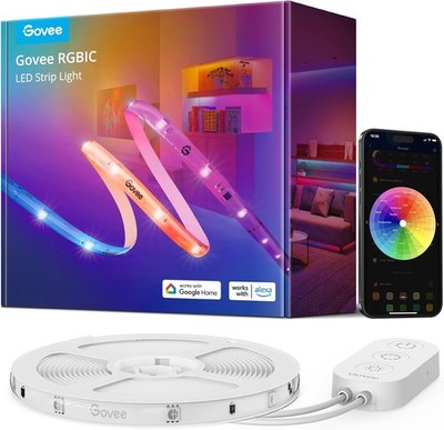 Govee RGBIC Pro LED Strip Lights, 32.8ft Color Changing Smart LED Strips, Works