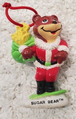 Vintage 1993 Sugar Bear Christmas Ornament post golden crisp cereal sealed