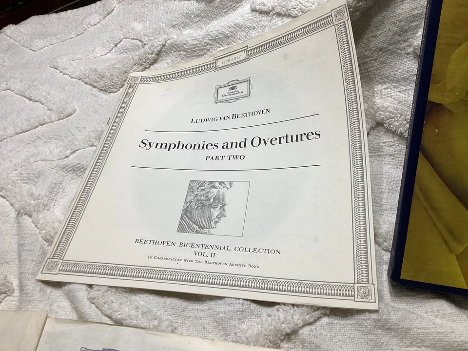 Beethoven Bicentennial Collection vinyl LP box set Vol. 2 Symphonies & Overtures - Image 3 of 4
