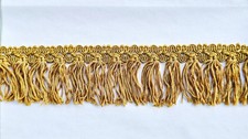 1m Fransenborte Goldborte Breite 70mm