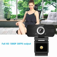 1080P Desktop Computer Camera USB Online Class Webcam with Microphone h6r4