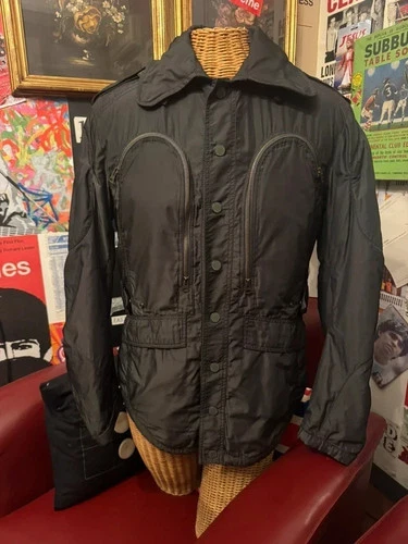 Jimmy Taverniti Homme Military Green Multizip Jacket - product listing photo