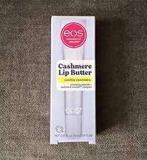 eos Cashmere Lip Butter Vanilla Lip Balm 10ml with Peptides BNIB