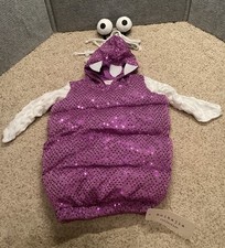 Boo Monsters, Inc - Toddler Costume - Monster Pixar Disney Child - New 2T