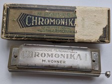 Vintage Harmonica Hohner Chromonika 1