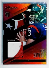 2014 Panini Prestige #TS Tom Savage Rookie Jumbo Patches A1g