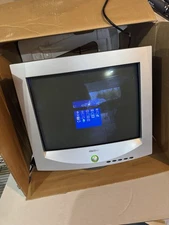 Vintage eMachines 17” Color Monitor eView17s With Original Box Retro PC Computer