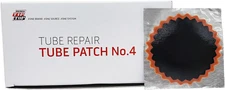No. 4 Tube Patch, 30 Units of 3 Inch round Vulcanizing Patches for Automotive, T