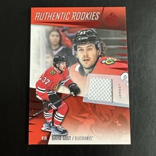 2023 Upper Deck SP Game Used Authentic Rookies Jersey David Gust #258 Rookie RC