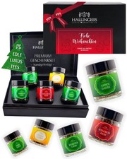 Hallingers Frohe Weihnachten Red Christmas 5 Sorten Tee Geschenkset mit Box vega