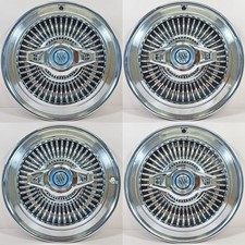  Vintage 1964 Buick Skylark Wildcat 14 Wire Hubcaps Wheel Covers Set4 