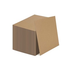 5x7 Corrugated Cardboard Sheets Set of 100 Flat Card Boards Inserts for Craft...