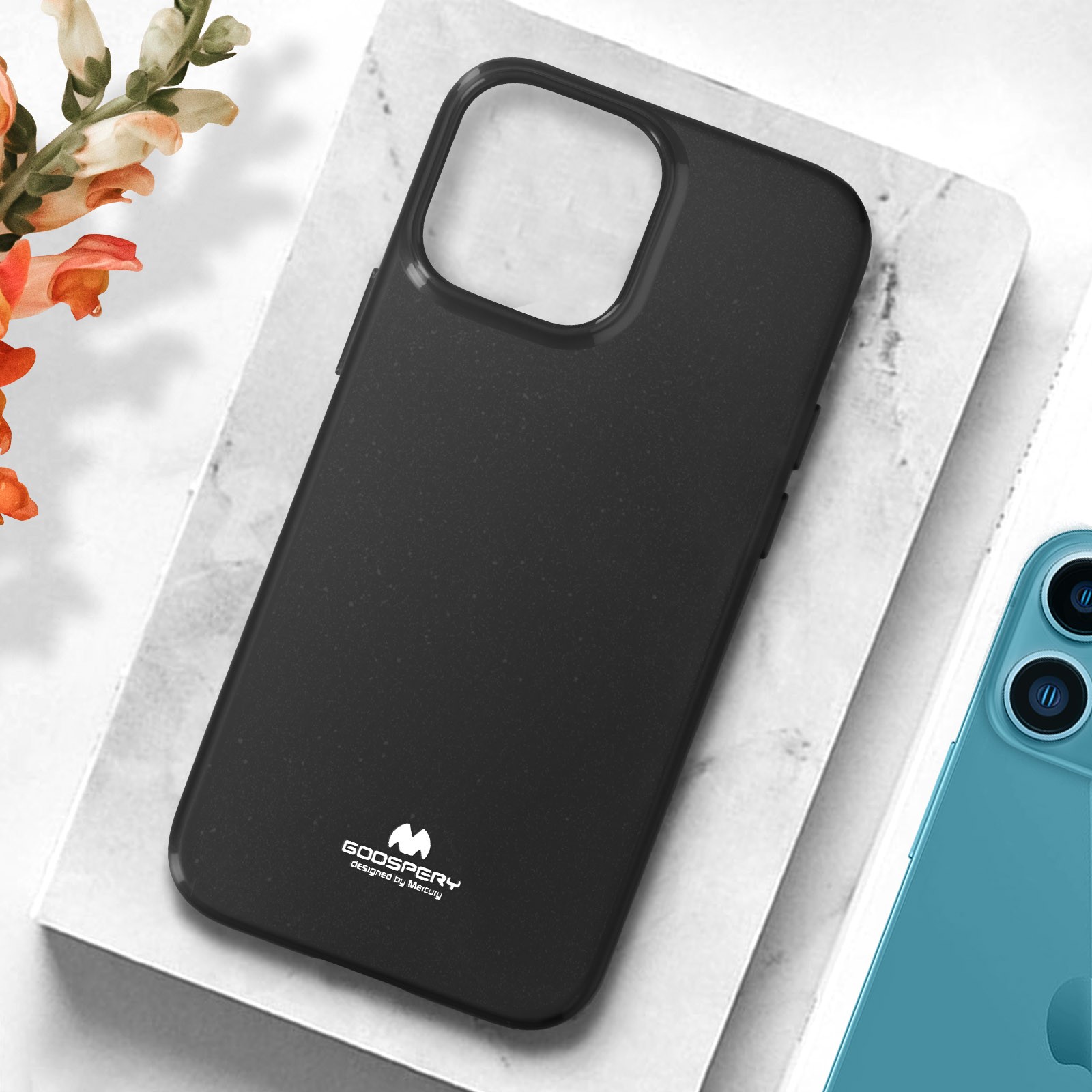 Coque iPhone 13 Pro Max silicone brillant Mercure anti-rayure et glisse - 3