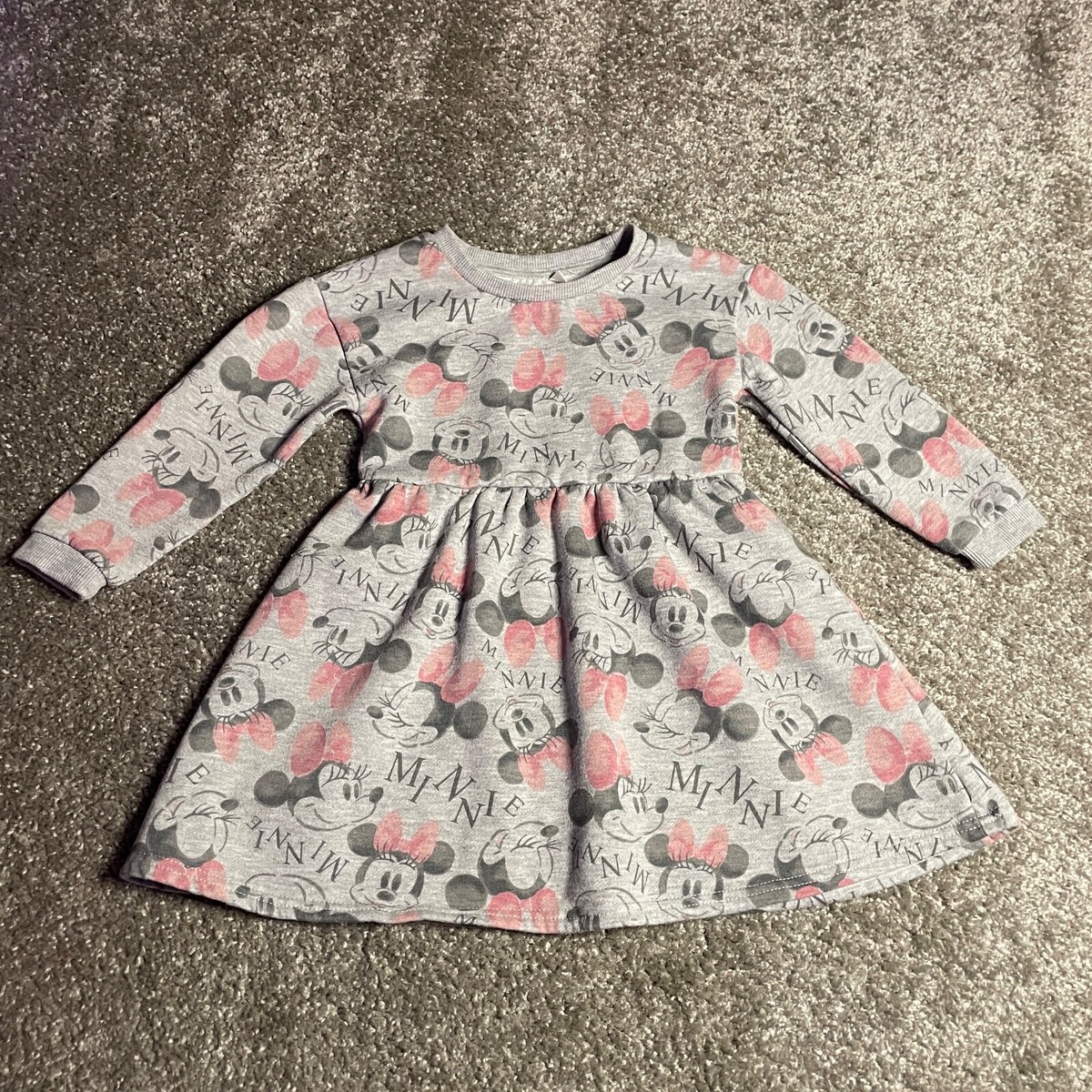 H&m Minnie Mouse Hoodie Dress Minnie Mouse Hoodie Dress Size