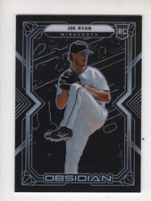 2022 Chronicles Obsidian Joe Ryan Purple Etch Rookie Card RC #18!   03/99  Twins
