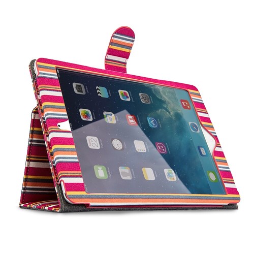 Funda protectora de cuero con soporte para tableta VanGoddy despertador automático sueño para iPad Air 2 EE. UU. - Imagen 4 de 8