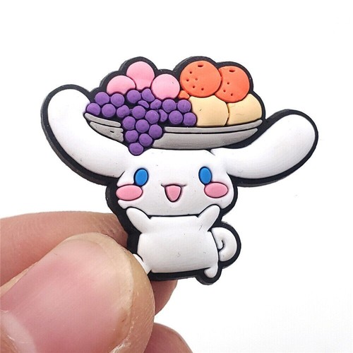 10PCS Cute Cinnamoroll Shoe Charms for ClogCroc Shoes DIY Decor Accessories Set - Picture 11 of 12