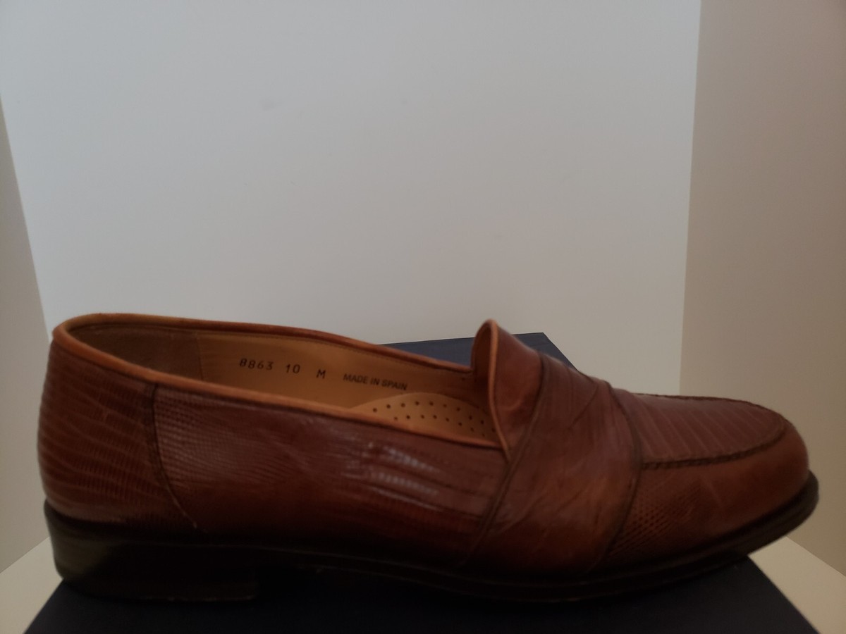 Magnanni Genuine Lizard Penny Loafers Size 10M Mens Magnanni Men main image 2