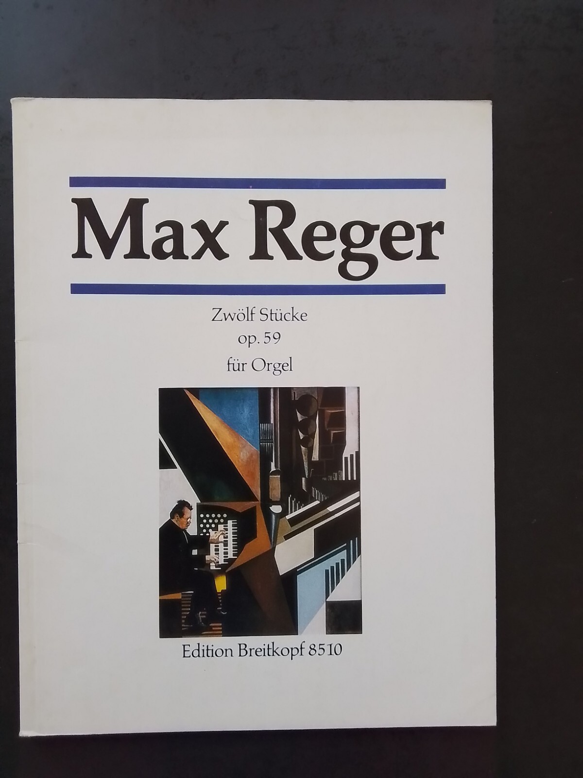 Partition Max Reger orgue Opus 59 édition de haute précision imprimée