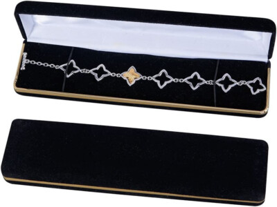 24 Black Velvet Watches Bracelets Boxes Jewelry Box Necklace Gift 8'' x 2'' x 1  ''