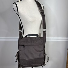 Pottery Barn Kids Nylon brown Diaper Bag crossbody travel baby changing pad