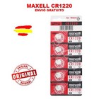 1 A 5 PILAS CR1220 BATERIAS MAXELL LITIO 3V BATERIE PILA CASIO G-SHOCK