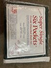 Super Single Six Pockets Percale Waterbed Sheet Set