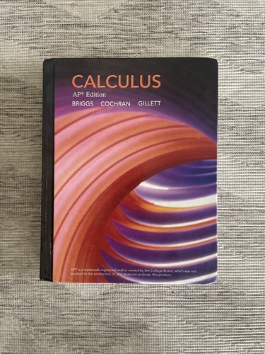 Pearson Calculus AP Edition Hardcover Textbook, College Books ISBN 9780133475715 - 第 1/2 張圖片