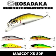 KOSADAKA MASCOT XS 80F FLOATING FISHING MINNOW BAIT LURE 80mm 8.5g DARK HUNTER