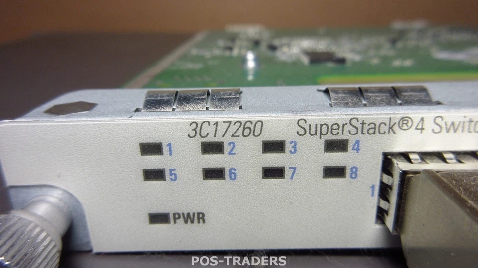 3Com  3C17260 5500G 8 Port SFP Module INCL 6X SFP'S - FROM 3COM 3CR17250-91 - Bild 2 von 3