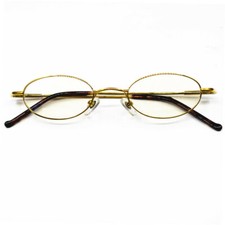 Titanium Eyeglass Frames Spring Hinges Reading Myopia Oval Retro Mens Women