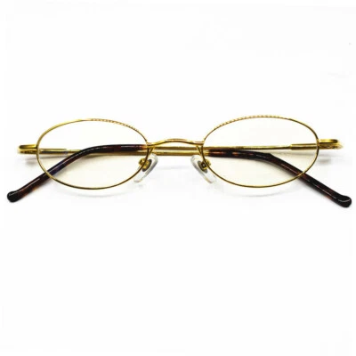 Titan Brillengestell Federscharniere Lesen Kurzsichtigkeit Oval Retro Herren Damen - Bild 1 von 4
