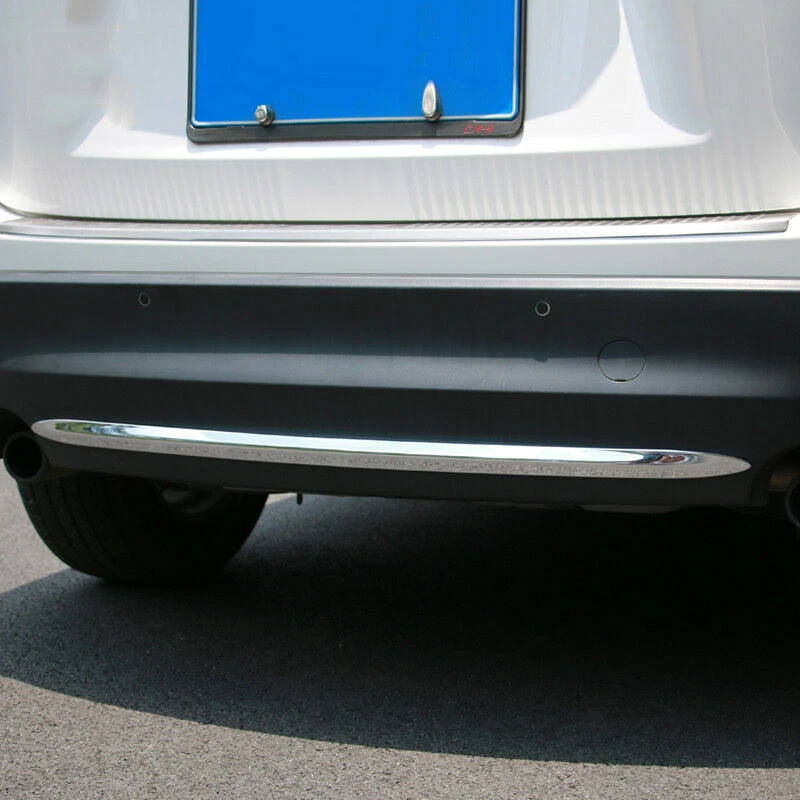 Хромированная декоративная защитная полоска отделка для заднего бампера автомобиля для Mazda CX-5 2013-2016 годов выпуска - Изображение 3 из 4