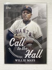 2025 Topps Call to the Hall #CTH-22 Willie Mays Yankees HOF Insert 
