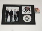 RISE AGAINST SIGNED FRAMED 12X18 THE BLACK MARKET CD TIM MCILRATH 4X JSA COA — photo 1