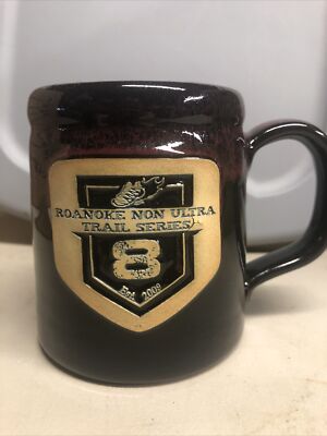 Deneen Pottery coffee mug. Roanoke Non Ultra Trail Series 2009