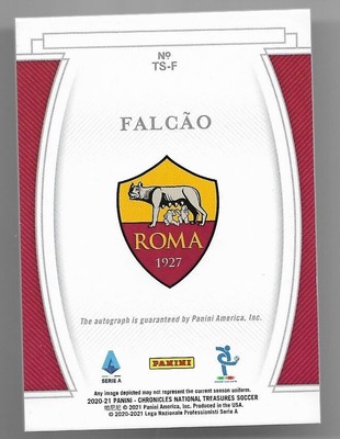 2020-21 Panini Chronicles National Treasures Auto Card : Falcao  