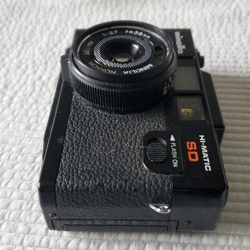 Minolta Rokkor Hi-Matic SD 1:27 f=38mm Camera Flash Point And Shoot Parts Repair - Picture 8 of 11