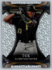 2021 topps update baseball ke'bryan hayes topps tek 70th anniversary topper rc