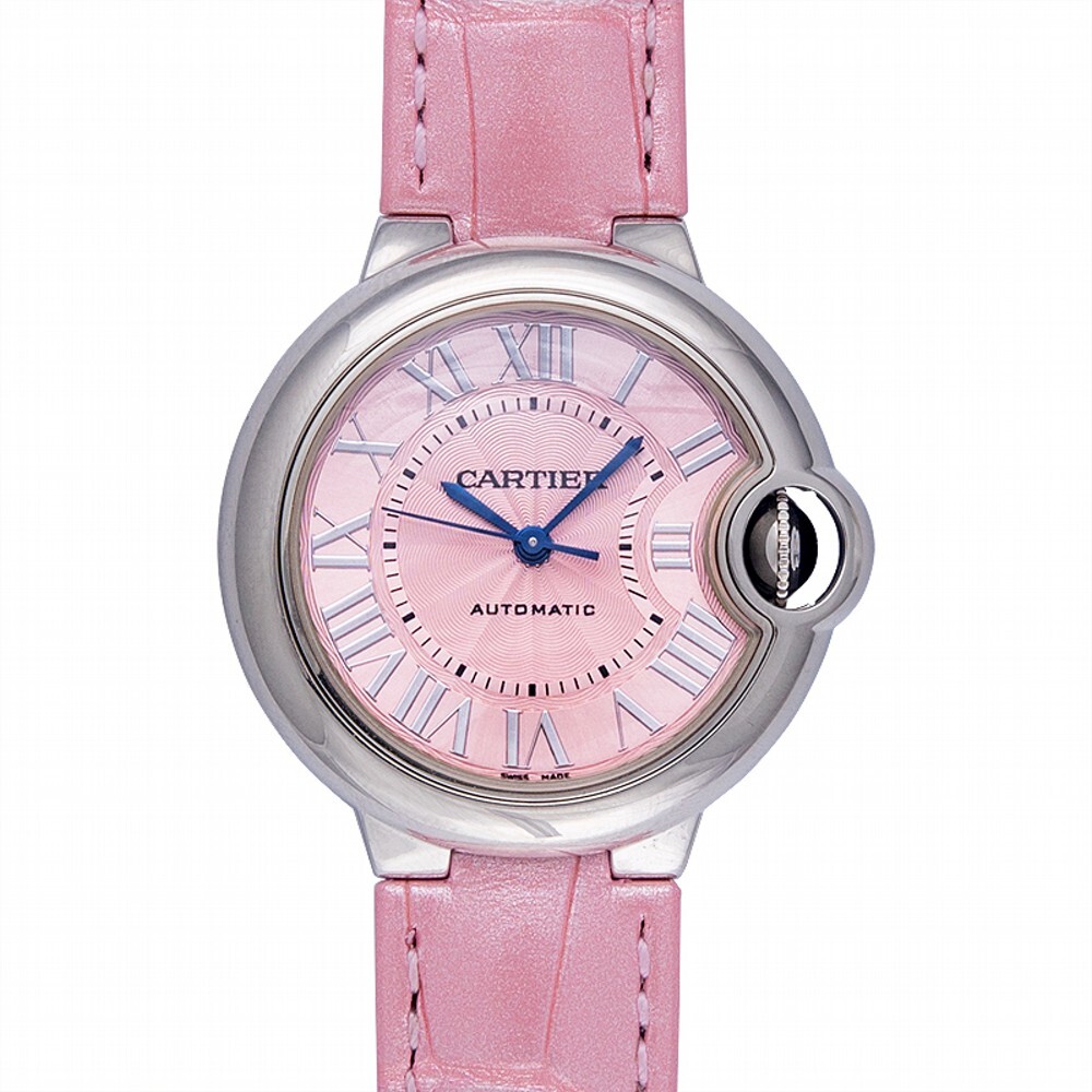 Cartier Ballon Bleu de Cartier 33 mm Automatic Pink Dial Stainless Steel Ladi...
