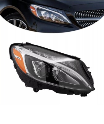 2015-2018 For Mercedes Benz C-Class C300 W205 LED Headlight Right Passenger Side