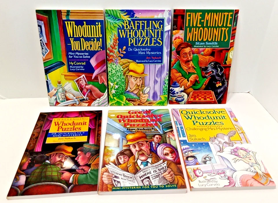 Boxed Set of 6 Books GREAT WHODUNIT Collection PB's 1996-1999 Sterling Publisher - Image 4 of 4
