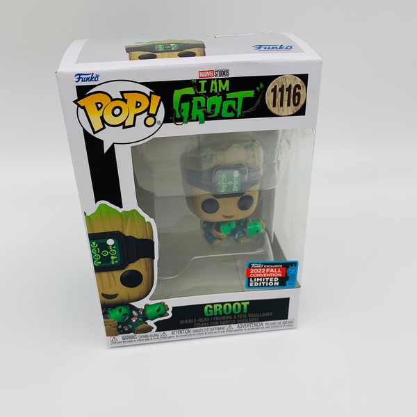 Funko Pop Groot Nr. 1116 I Am Groot Marvel Limited Edition 2022 Fall Convention-image