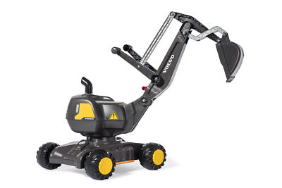 RollyToys Kinderbagger Volvo EW160 Spielzeugbagger, Sandspielzeug, Bagger