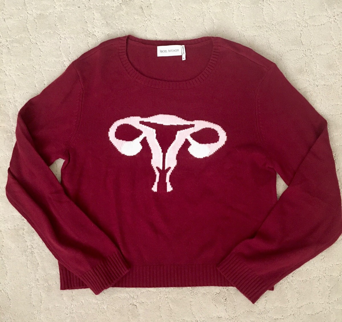 Rachel Antonoff Randy's Reproductive Sweater XL | eBay