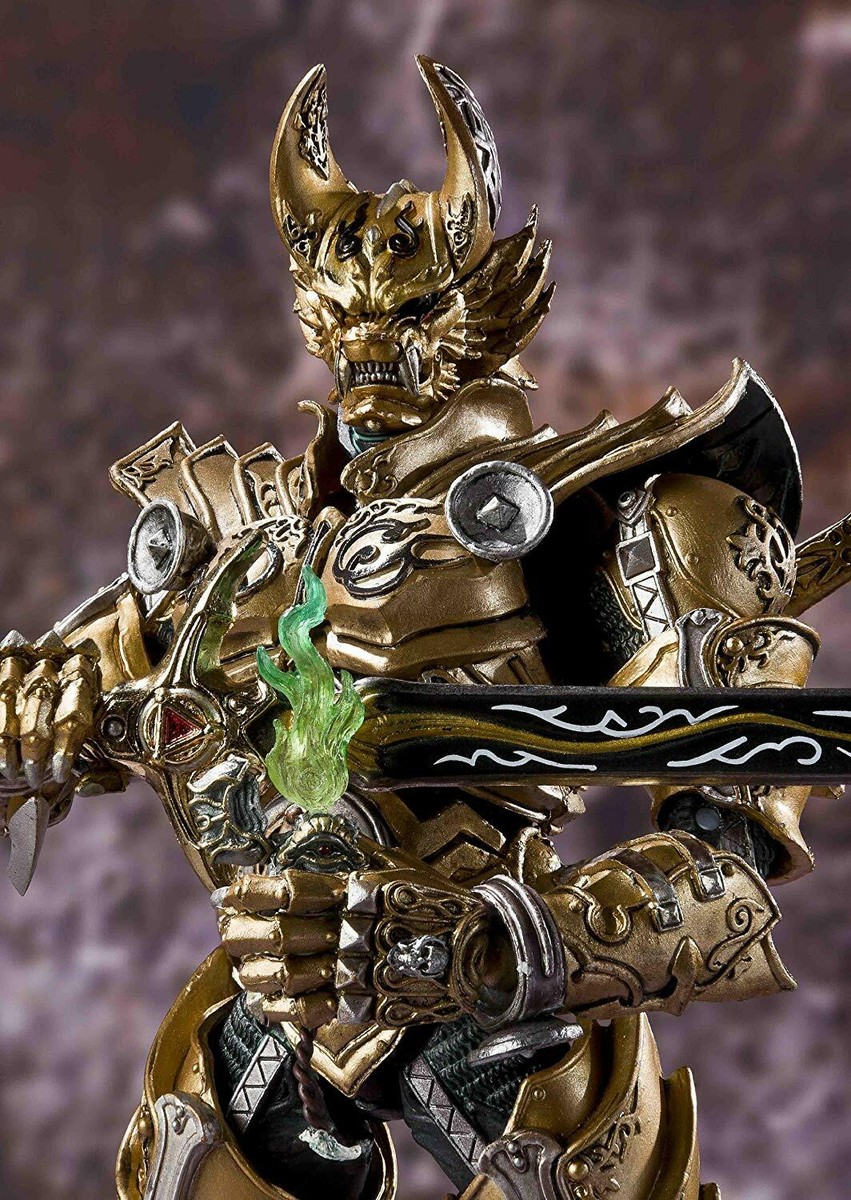Makai Kado Golden Knight Garo Figure Bandai JAPAN NEW w Makai Kado Golden Knight Garo Figure Bandai JAPAN NEW w