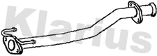 Klarius centre pipe fits Mitsubishi l200 2.5 01-06 CL283Q