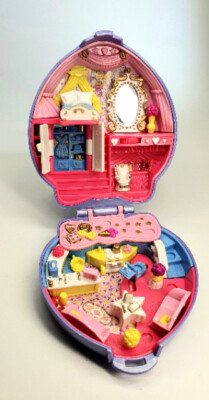 polly pocket bluebird disney, super star hair, herz m. schleife, viele bew. Funk