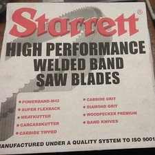 STARRETT Versatix MP  M42 bandsaw blade various sizes - see drop down list. saw