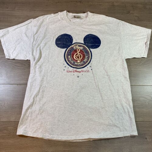 Camiseta De Colección Walt Disney World Magic Music Days Letras 3D Mickey Mouse Talla XL - Imagen 1 de 6